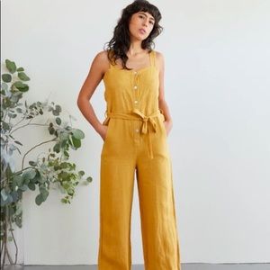 Sugar Candy Mountain Linen Jumpsuit.
